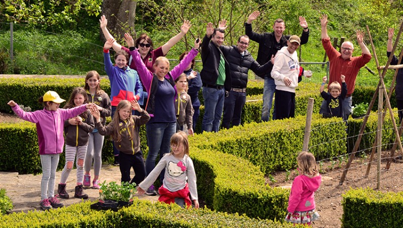 Groupe au jardin